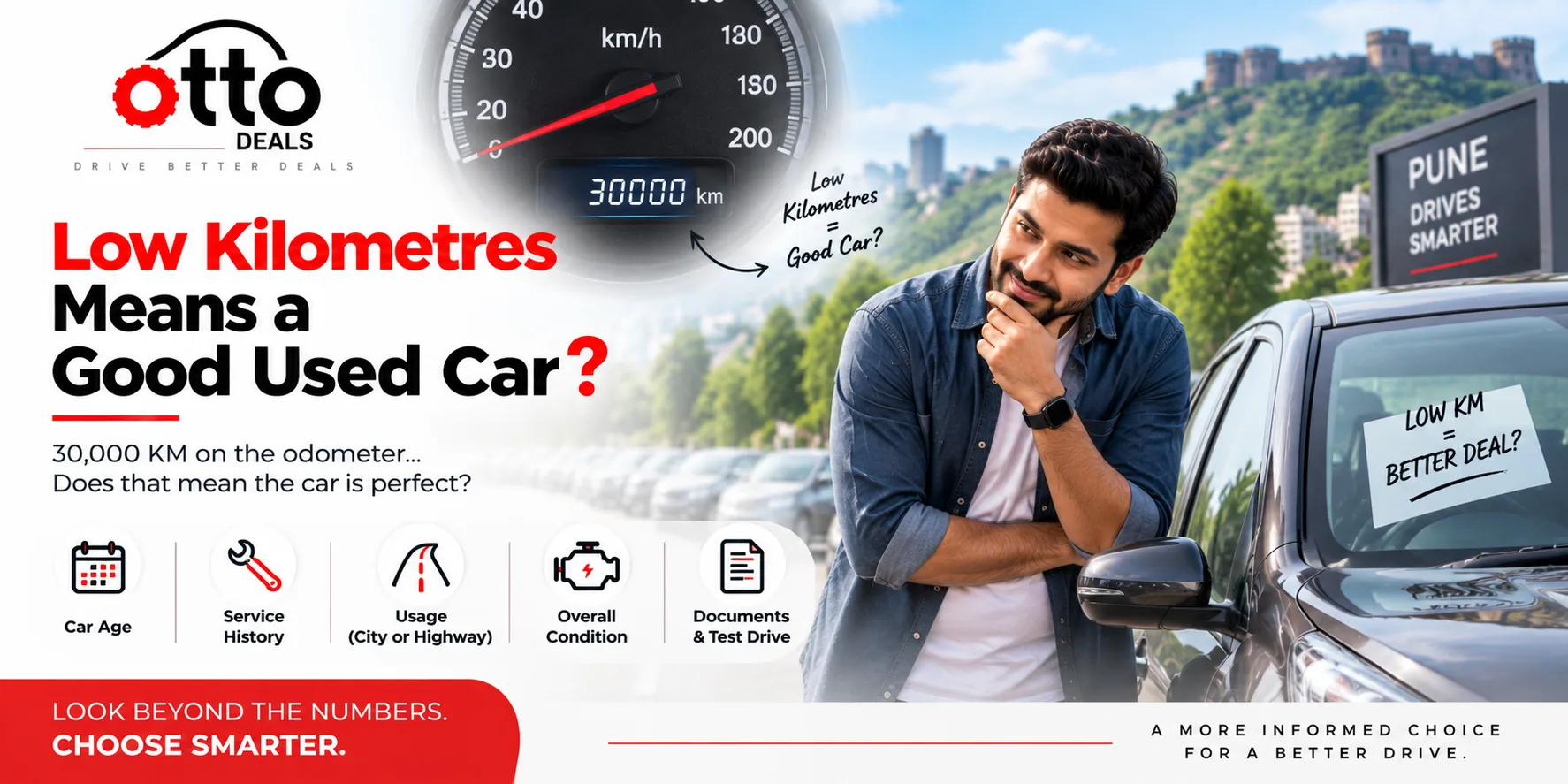 Low Kilometres Means a Good Used Car? Things to Check Before Buying a Used car!