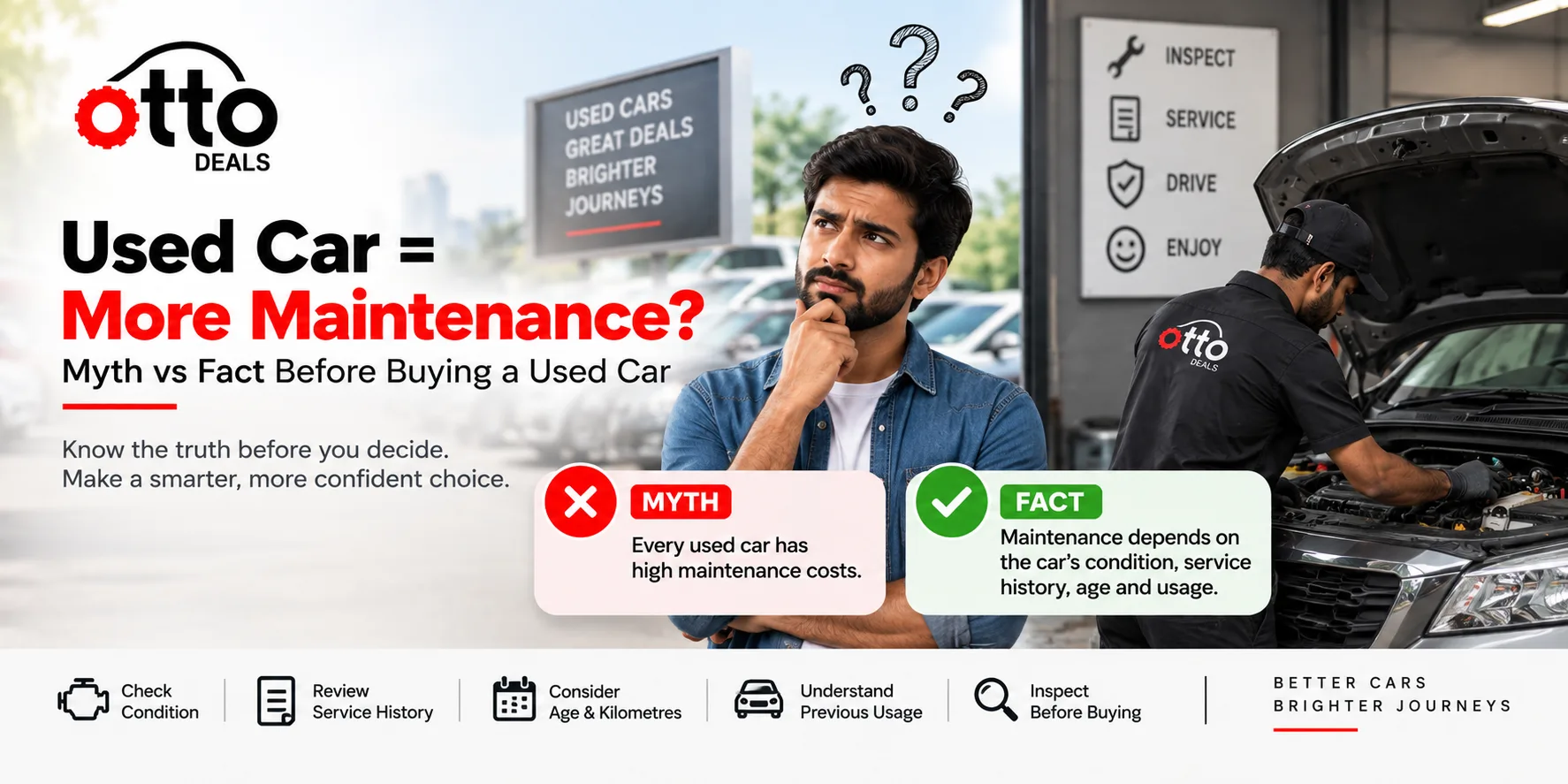 Used Car means More Maintenance? Myth vs Fact Before Buying a Used Car